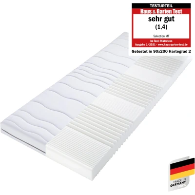 Abbildung von Komfortschaummatratze Matratze Selection MF, in 90x200 cm und weiteren Größen, Beco, 14 hoch, komfortable 90x200, 140x200 Größen