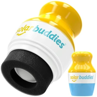 Abbildung von Solar Buddies Sonnencreme Applikator Einzeln Blau Nachfüllbarer Roll on Schwammapplikator für Sonnencreme, Sonnenmilch &amp; Lotion Kinder, Erwachsene Familien Fasst 100ml