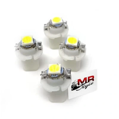 Abbildung von MR Style Set Aufkleber und 4x high Power LED Tachobeleuchtung (weiß) kompatibel mit VW Vento + Golf 3, Instrumentenbeleuchtung Umbauset