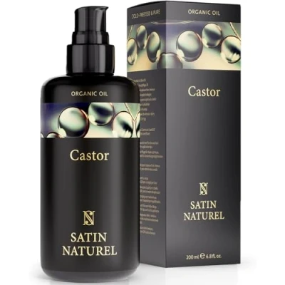 Abbildung von Satin Naturel Haaröl Bio Rizinusöl Castor Oil 200 ml, 1 tlg., Natürliche Inhaltsstoffe