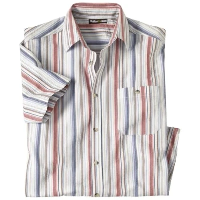 Abbildung von ATLAS FOR MEN Elegantes Hemd im Originalen Style Herren Sommer Kurzarm für Männer In großen Größen erhältlich