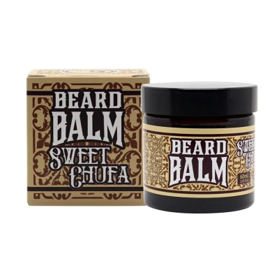 Abbildung von HEY JOE! Beard Balm N 5 Sweet Chufa Feuchtigkeitsspendender Bartbalsam Männer mit Zitronen und Zimtduft Bartpflege für Gesunde Bärte Bart Balsam 60 ml