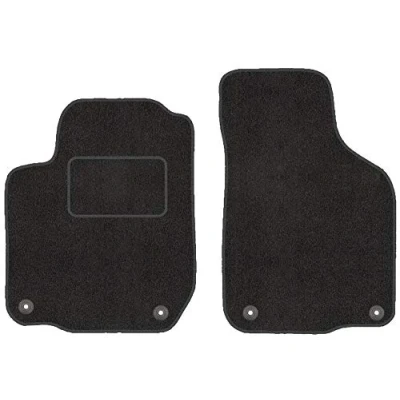 Abbildung von Fußmatten mit Clips 2er Set für VW Golf 4 IV 1997 2006 Velours Automatten