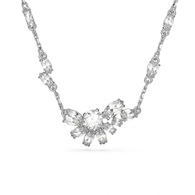 Abbildung von Swarovski GEMA Pendant Halskette silvercoloured, Damen, Größe: One Size, Silver coloured