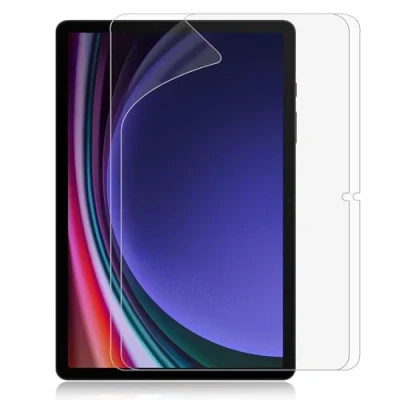 Abbildung von HXEYRAAL 2 Stück blendfreie PET Displayschutzfolien für Samsung Galaxy Tab S9/S8/S7/A9+ 11&quot; Tablet, ermöglichen Schreiben und Zeichnen.
