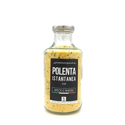 Abbildung von Errepi Polenta mit Steinpilzen Istantanea con Speck e Finferli 6 x 340g