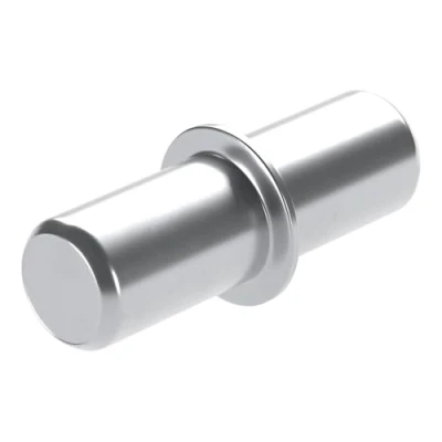 Abbildung von SO TECH® Möbelbeschlag Fach Bodenträger, Regalstifte, Stiftdurchmesser 3 oder 5 mm (50 St), Fachbodenträger D5 für Holzböden, glanzverzinkt