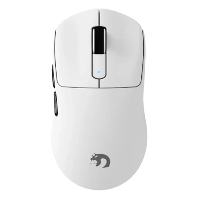Abbildung von MAMBASNAKE M3 39g Superlight Mouse, PixArt PAW3395PRO Gaming Sensor, BT/2.4G Wireless/Wired 6 Adjustable DPI up to 40000, 200 Hrs Battery, Office Mice for Win11/Xbox/PS/Mac (White)