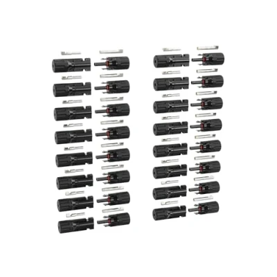 Abbildung von ABSINA 16x Stecker &amp; Buchse + 8x Montageschlüssel Solarstecker für 2,5 6mm2 PV Kabel Solar Set Steckverbinder Solarkabel Solaranlage Steckersolaranlage