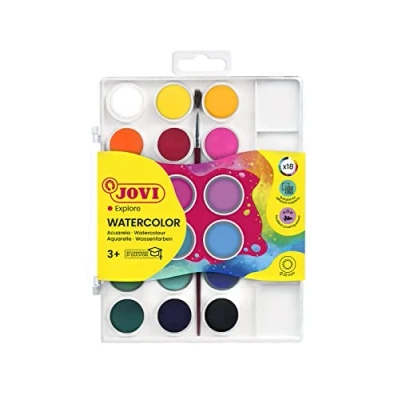 Abbildung von Jovi Aquarellfarben VE=18x 22ml Farbkasten