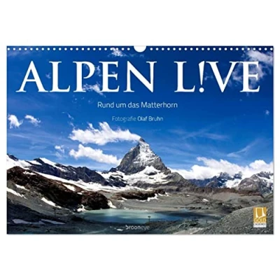 Abbildung von Alpen live Rund um das Matterhorn (Wandkalender 2025 DIN A3 quer), CALVENDO Monatskalender
