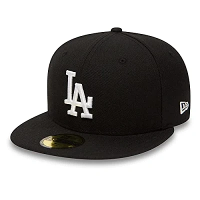 Abbildung von New Era Los Angeles Dodgers Cap 59Fifty Basecap Baseball Fitted Kappe MLB schwarz 8 64cm (XXL)