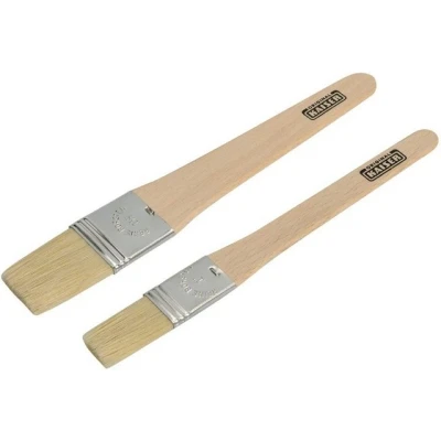 Abbildung von Kaiser Backformen Backpinsel 2er Set Feine Borsten Naturborsten Holzgriff 76951