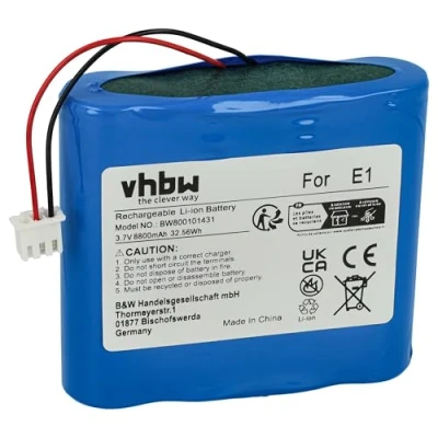 Abbildung von vhbw Akku kompatibel mit Pure Evoke Mio Union Jack, Sensia, Verona, VL 60924 digital Radio (8800mAh, 3,7V, Li Ion)