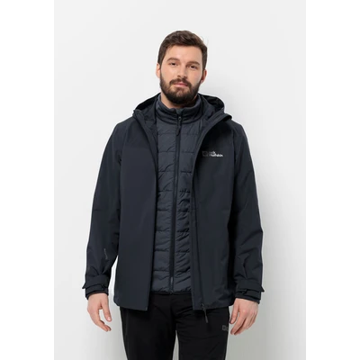 Abbildung von Jack Wolfskin Glaabach 3IN1 Outdoorjacke, Herren, Größe: Medium, Night blue
