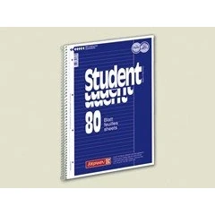 Abbildung von Brunnen 1067925 Notizblock / Collegeblock Student (A4, liniert, Lineatur 25, 70 g/m², 80 Blatt)