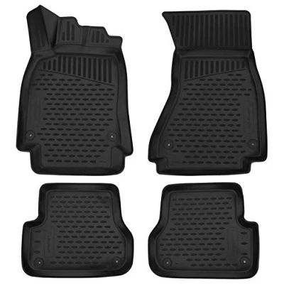 Abbildung von Element Passgenaue Premium 3D Gummimatten Fussmatten passend für Audi A6, Mk 5 (C8), 2018 2024, 4 TLG.