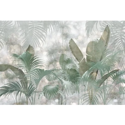 Abbildung von Komar Vliestapete &quot;Paillettes Tropicales&quot;, 368x248 cm (Breite x Höhe), inklusive Kleister