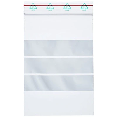 Abbildung von neoLab 1 7090 Kunststoffbeutel mit Beschriftungsfeld, 70 x 100 mm (100 er Pack)