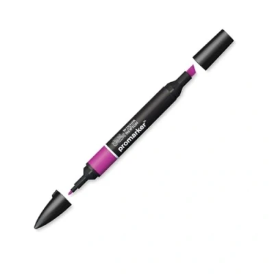 Abbildung von Winsor &amp; Newton &quot; ProMarker 0203363 Professioneller Layoutmarker 2 Spitzen, fein breit für Zeichnungen, Design Layouts Maulbeere