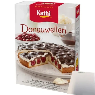 Abbildung von Kathi Backmischung für Donauwellen (490g Packung) + usy Block