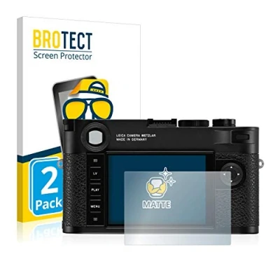 Abbildung von BROTECT Entspiegelungs Schutzfolie für Leica M10 / P Q2 (2 Stück) Matte Displayschutz Folie, Anti Reflex, Fingerprint