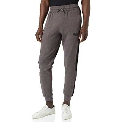 Abbildung von Lonsdale Chivelstone Jogginghose, Herren, Größe: Large, Marl ash black