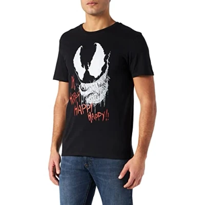 Abbildung von Marvel Herren Memagagts007 T Shirt, Schwarz, L