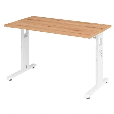 Abbildung von HAMMERBACHER Schreibtisch VOS612/R/W Asteiche