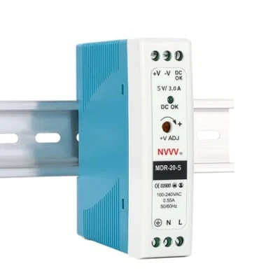Abbildung von MDR 20 5 AC to DC DIN Rail Hutschienen Netzteil 15W 5V 3A