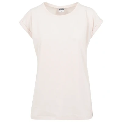 Abbildung von Urban Classics Extended Shoulder Tshirt basic, Damen, Größe: XS, Pink