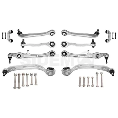 Abbildung von SIDEM 37875 Querlenker Reparatursatz Längslenker Vorderachse beidseitig mit Befestigungsmaterial AUDI: A6 C6 Avant, Limousine, Allroad