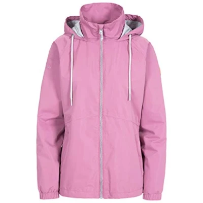Abbildung von Trespass Damen Offshore wasserdichte Regenjacke mit verdeckter Kapuze
