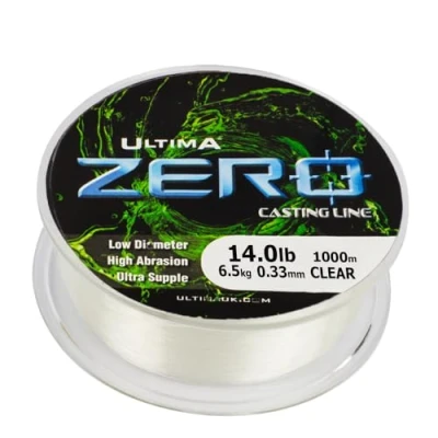 Abbildung von Ultima Power Carp Zero Karpfen Hauptlinie, Crystal, 14lb