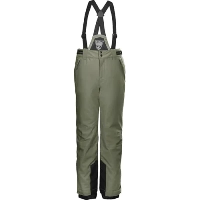 Abbildung von killtec Mädchen Skihose/Funktionshose mit abzippbarem Latz, Schneefang und Kantenschutz KSW 77 GRLS SKI PNTS, moos, 140, 37258 000