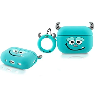 Abbildung von Derhom Airpods Pro 2 Silikon Niedliche Lustige Abdeckung Kompatibel mit Apple und 2[Cartoon Serie] (Sully)