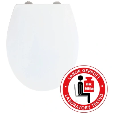 Abbildung von WENKO WC Sitz &quot;Ostuni&quot;, (1 St.), Thermoplast, belastbar mit 300 kg, Absenkautomatik
