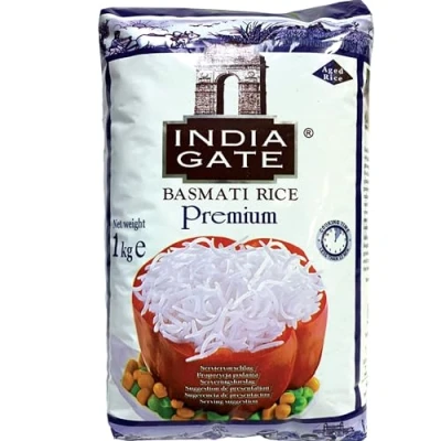 Abbildung von INDIA GATE Premium Basmati Reis Feiner, aromatischer Langkornreis aus Indien, feines Langkorn (1 x 1 kg)