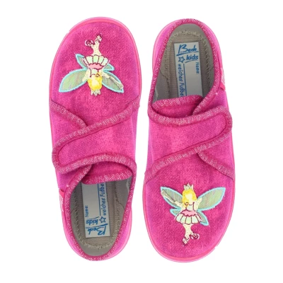 Abbildung von Beck FEE Hausschuh für Kinder, Größe: 28, Fuchsia Schuhe