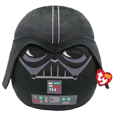 Abbildung von TY Darth Vader Disney Star Wars Squish A Boos 14 Inches, Licensed Beanie Baby Soft Plush Toy, Collectible Cuddly Stuffed Teddy