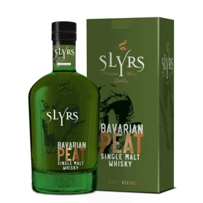 Abbildung von Slyrs Bavarian Peat Single Malt Whisky 43% Vol. 0,7l in Geschenkbox
