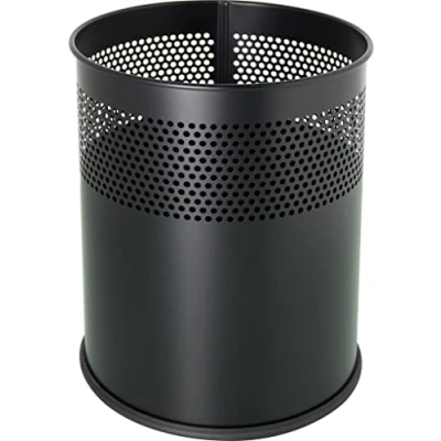 Abbildung von helit Papierkorb 15,0 l schwarz