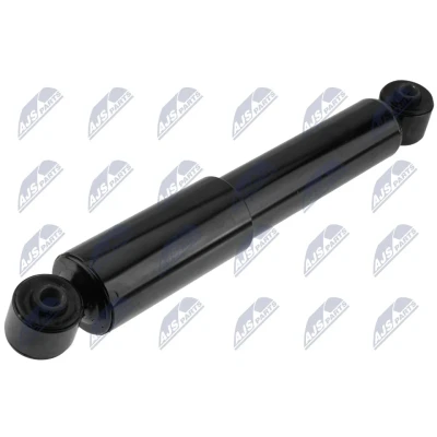 Abbildung von NTY A NS 028 Stoßdämpfer Hinterachse Gasdruck Teleskop oben Auge, unten Auge NISSAN: Pathfinder III (R51) 2.5 dCi 4WD, 4.0 4WD