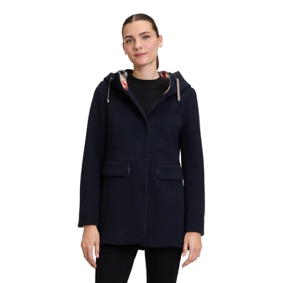 Abbildung von Amber &amp; June Kurzmantel, Damen, Größe: 38, Donkerblauw