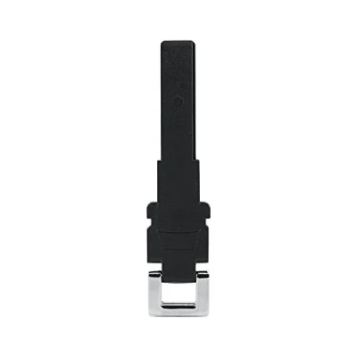 Abbildung von Keenso Auto Schlüsselanhänger, 38 x 8mm Schlüsselanhänger Ersatz Schlüsselblatt mit Hängender Schnalle