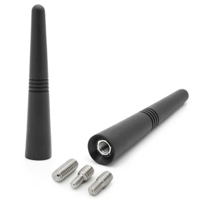Abbildung von Adapter Universe KFZ PKW Auto 9cm Gummi Dach Kurz Stab Antenne Gewinde M4 M5 Stabantenne