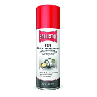Abbildung von BALLISTOL PTFE Trockenschmierung Spray 200ml Dauerhafte Trocken Schmierung mit hoher Gleitfähigkeit Reibungsminderung, keine farbe