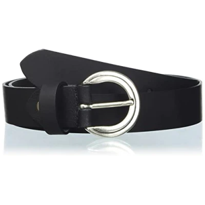 Abbildung von MGM Damen Coloured Basic Gürtel, Schwarz, 95