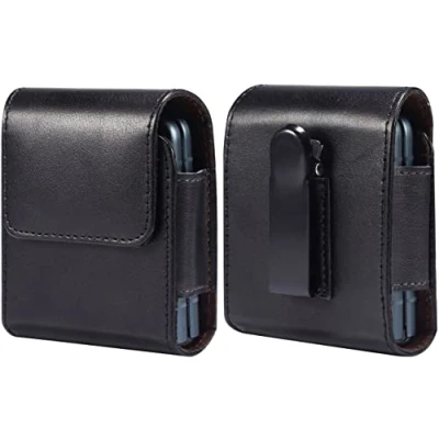 Abbildung von Universal Gürteltasche für Motorola razr 2023, Huawei P50 Pocket Handy Bauchtasche, Samsung Galaxy Z Flip 5, 4/3/6, Oppo Find N3/N2 Tasche, Handyhülle Mobiltelefone mit Faltbildschirm