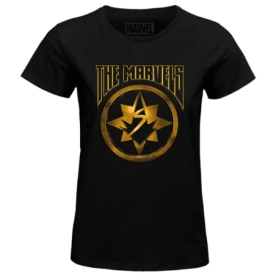 Abbildung von Marvel Damen womavlsts008 T Shirt, Schwarz, Small